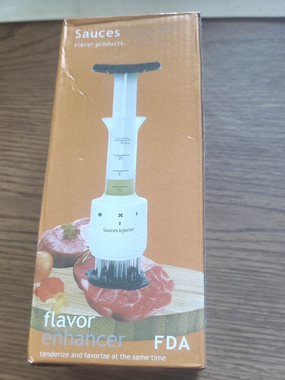 Flavor Enhancer Sauce Injector - White